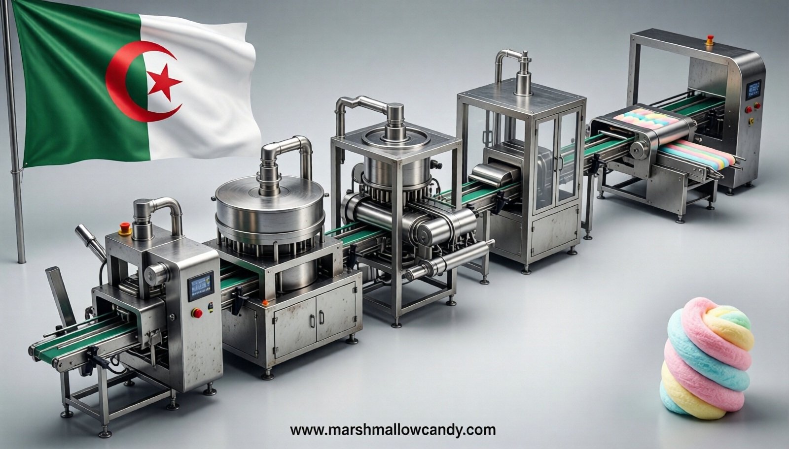marshmallow production line in Algeria