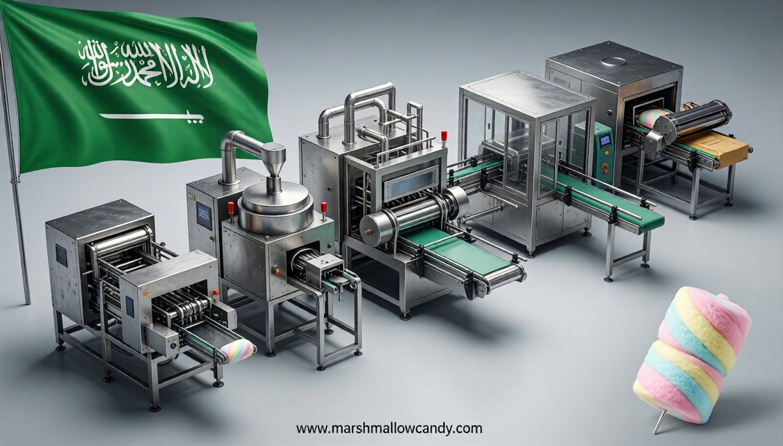 marshmallow production line in Saudi Arabia